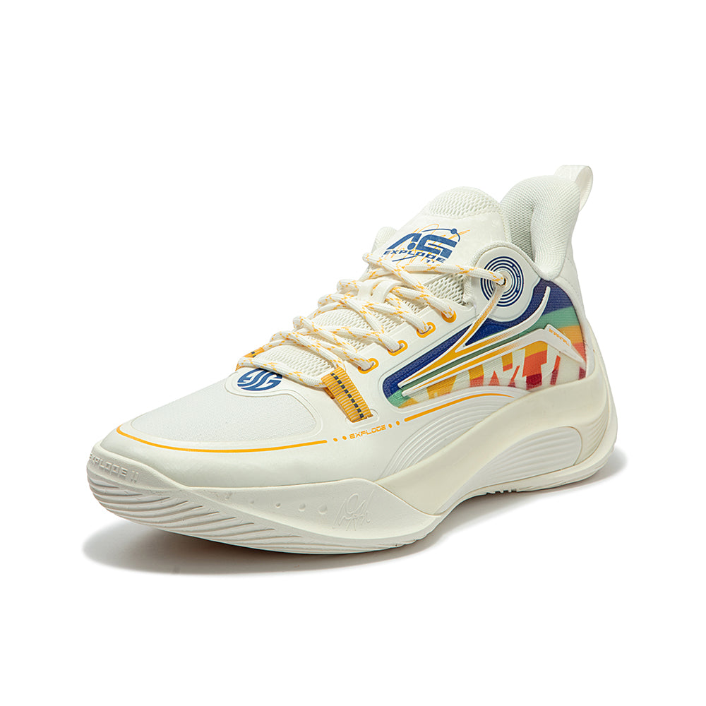 Tênis AG EXPLODE 2 361° Basquete - Masculino | Branco e Multicolorido