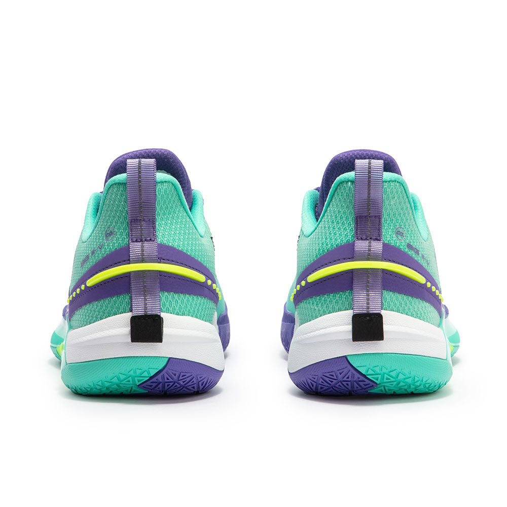 Tênis BIG 3 5.0 Estabilidade. Agilidade e Resposta para Basquete - Masculino | Verde e Roxo