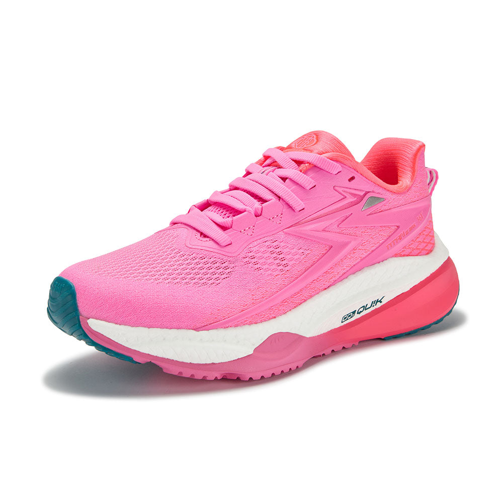 Tênis TITAN III MAX Estabilidade & Conforto Corrida - Feminino | Rosa Neon