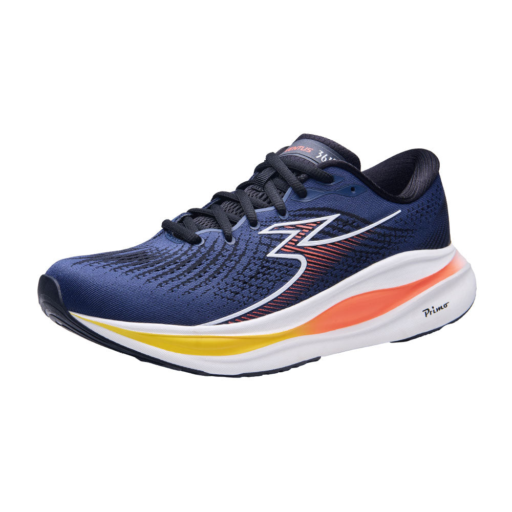 Tênis VENTUS Corrida Conforto & Amortecimento Máximo - Masculino | Azul e Laranja