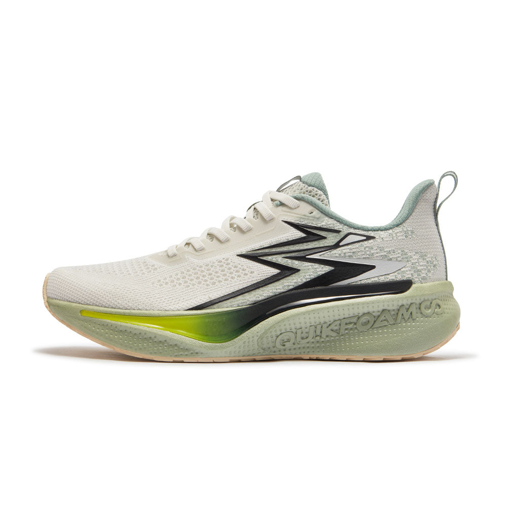 Tênis FAST WIND QU!KFOAM INFINITY VI Corrida  - Masculino | Branco e Verde Claro