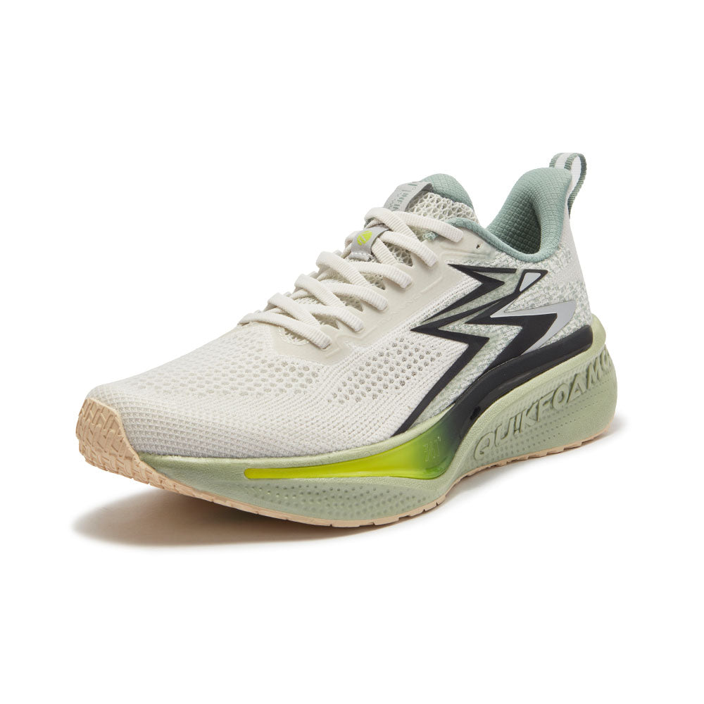 Tênis FAST WIND QU!KFOAM INFINITY VI Corrida  - Masculino | Branco e Verde Claro