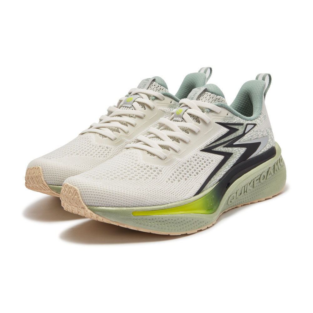 Tênis FAST WIND QU!KFOAM INFINITY VI Corrida  - Masculino | Branco e Verde Claro