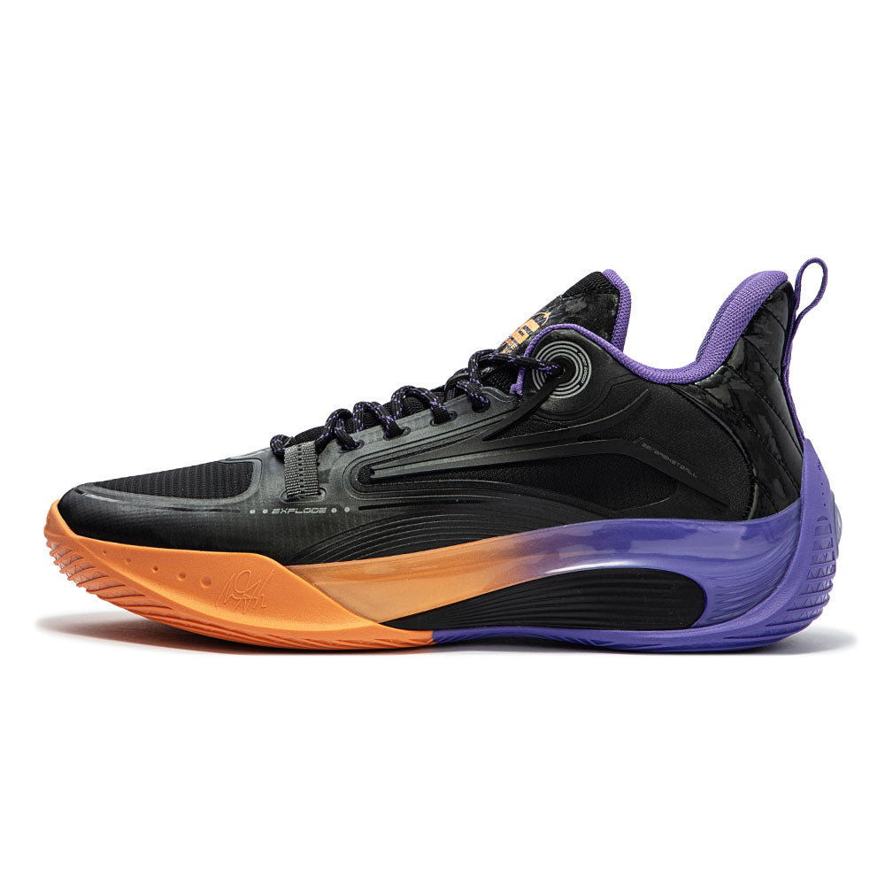 Tênis AG EXPLODE 2 361° Basquete - Masculino | Preto e Laranja&Roxo