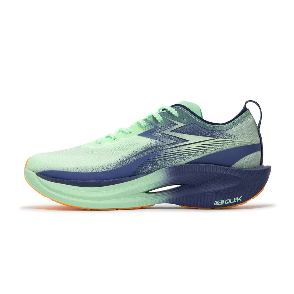 Tênis FLAME 2 GT Placa de Nylon Performance Corrida  - Masculino | Verde e Azul