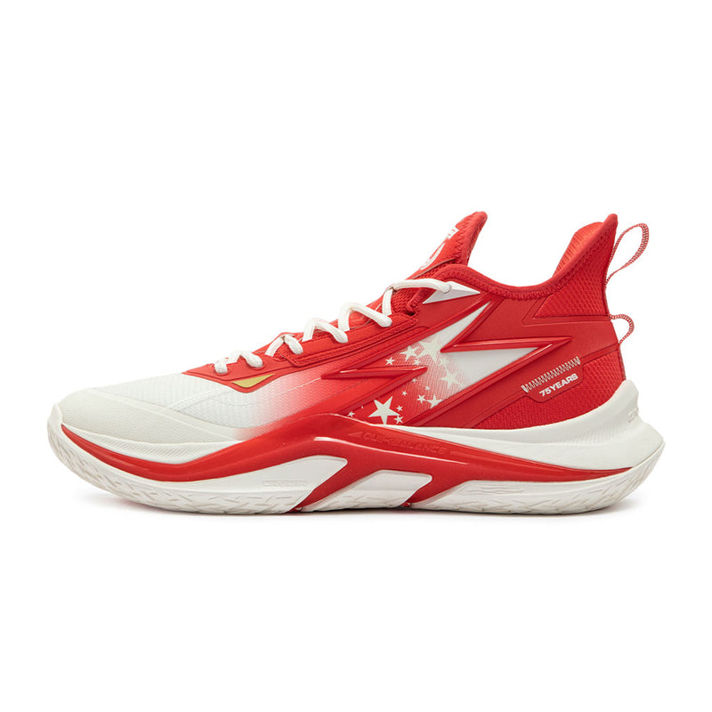 Tênis Nikola Jokic LIGHT UP PE Basquete  - Masculino | Branco e Vermelho