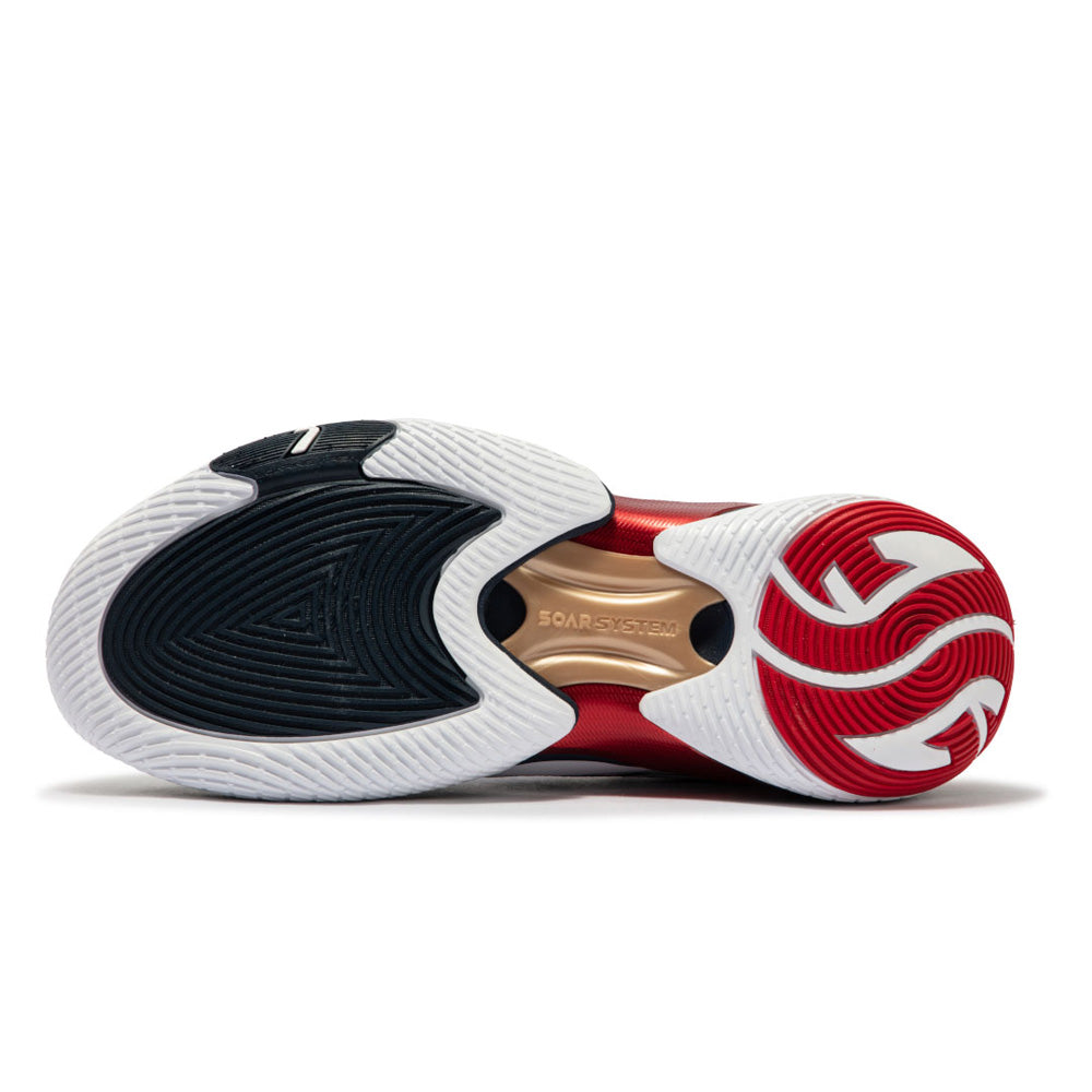 Tênis de Basquete AG V com Placa de Carbono - Masculino | Branco e Azul