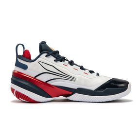 Tênis de Basquete AG V com Placa de Carbono - Masculino | Branco e Azul