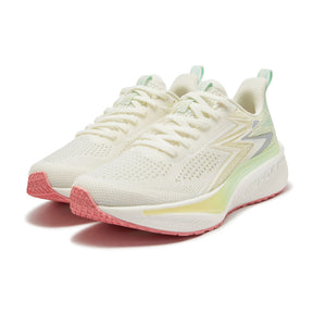 Tênis FAST WIND QU!KFOAM INFINITY VI Corrida - Feminino | Bege e Verde Claro