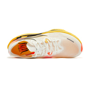 Tênis FLAME 4 Placa de Carbono Dinâmica Máxima Performance Corrida | Branco e Amarelo