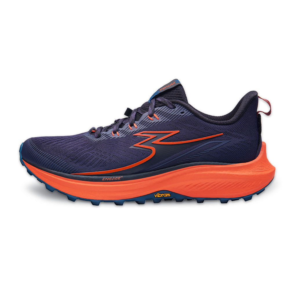 Tênis FUTURA 2 Trail Running Corrida de Montanha Aderência e Amortecimento Extremo  - Masculino | Azul Marinho