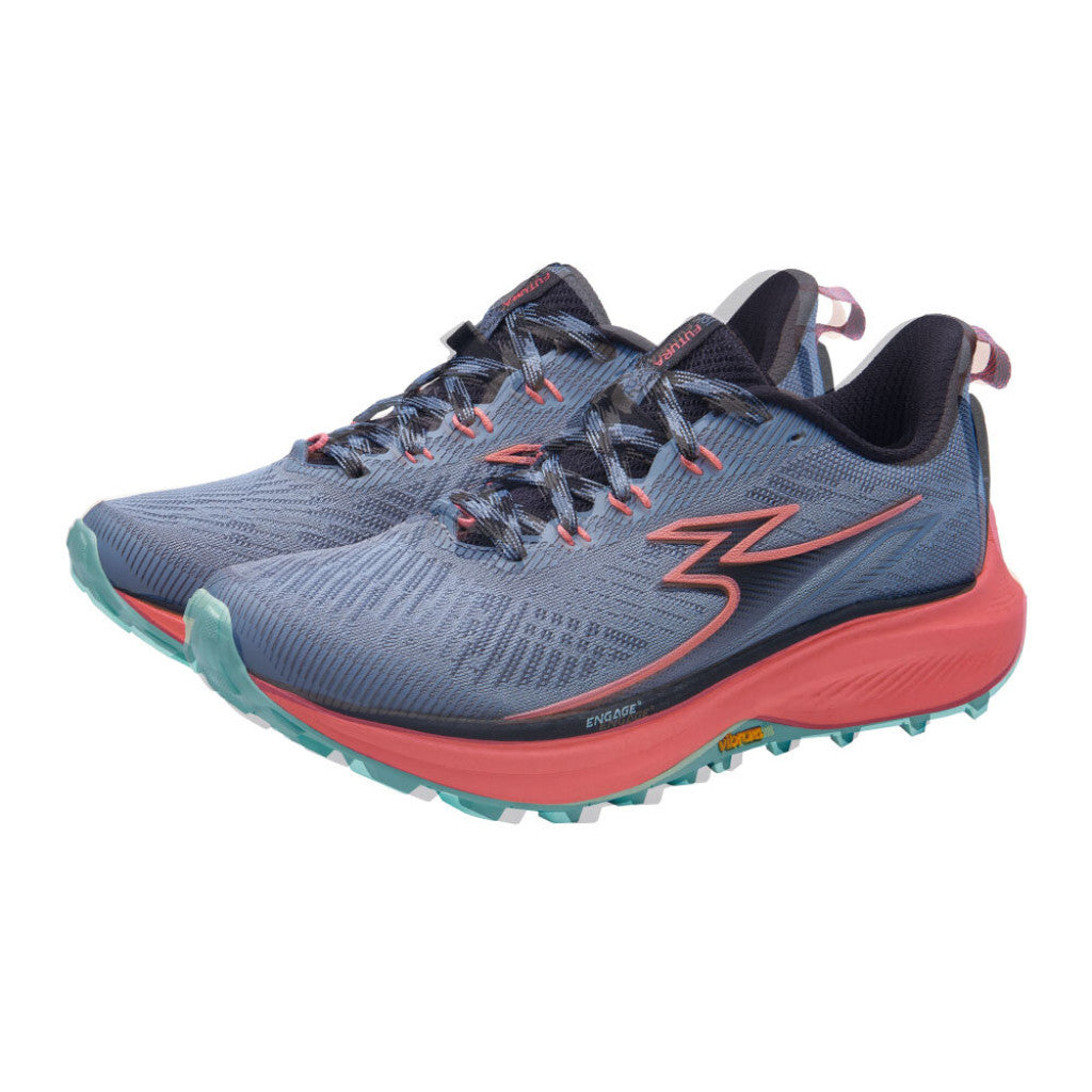 Tênis FUTURA 2 D Trail Running Corrida de Montanha Aderência e Amortecimento Extremo - Feminino | Azul