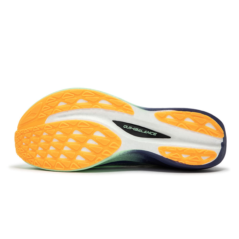 Tênis FLAME 2 GT Placa de Nylon Performance Corrida  - Masculino | Verde e Azul