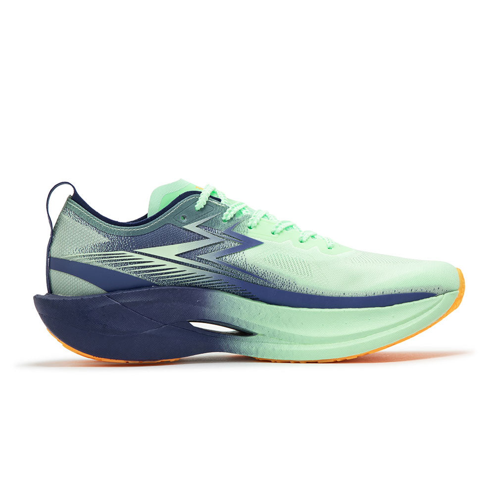Tênis FLAME 2 GT Placa de Nylon Performance Corrida  - Masculino | Verde e Azul