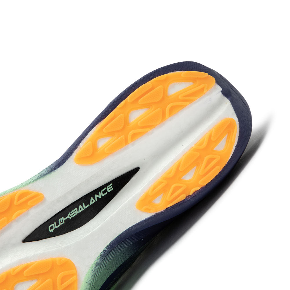 Tênis FLAME 2 GT Placa de Nylon Performance Corrida  - Masculino | Verde e Azul