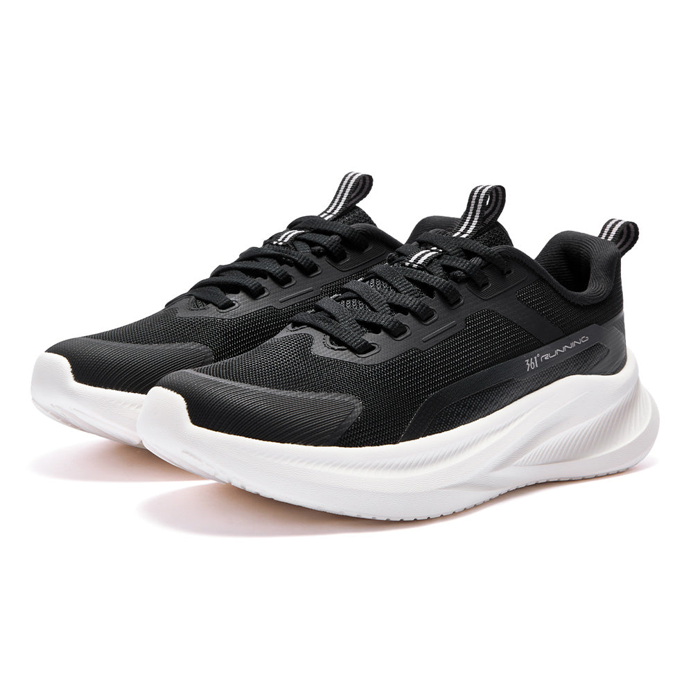 Tênis GO FAST 361º Corrida - Feminino | Preto e Branco
