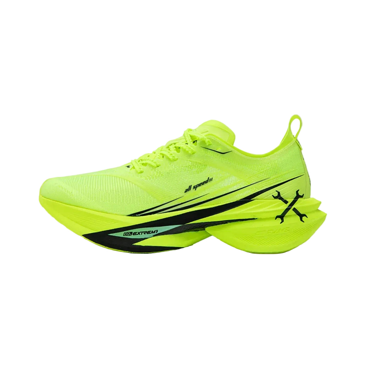 Tênis FURIOUS 2 Corrida Com Placa de Carbono  - Masculino | Amarelo Neon
