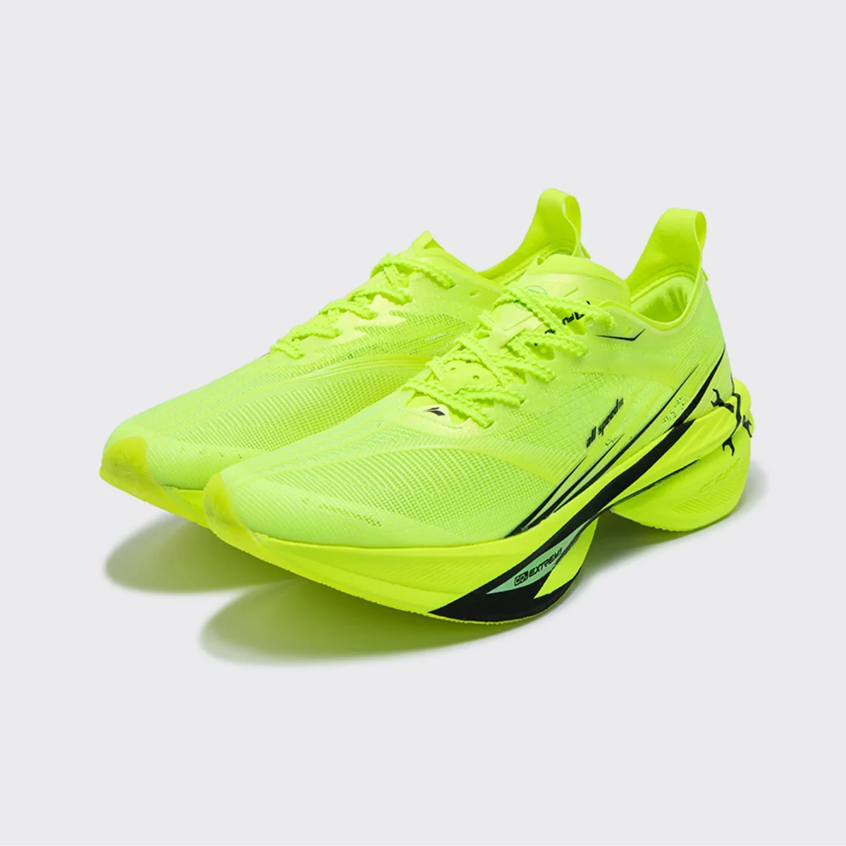 Tênis FURIOUS 2 Corrida Com Placa de Carbono  - Masculino | Amarelo Neon