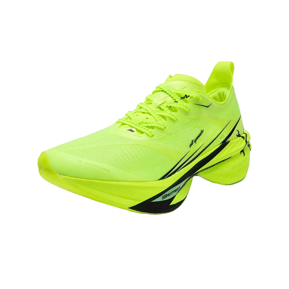 Tênis FURIOUS 2 Corrida Com Placa de Carbono  - Masculino | Amarelo Neon