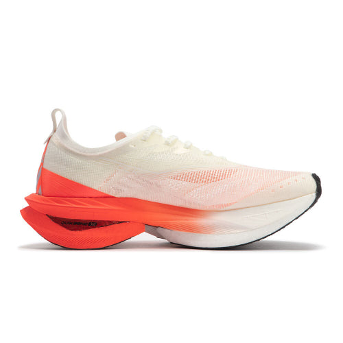 Tênis FURIOUS 2 Corrida Com Placa de Carbono  - Masculino | Branco e Laranja Neon