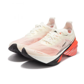 Tênis FURIOUS 2 Corrida Com Placa de Carbono  - Masculino | Branco e Laranja Neon