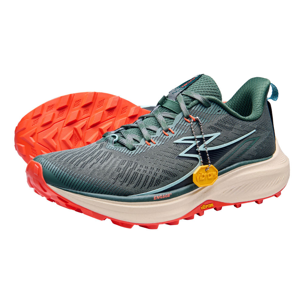 Tênis FUTURA 2 Trail Running Corrida de Montanha Aderência e Amortecimento Extremo  - Masculino | Verde