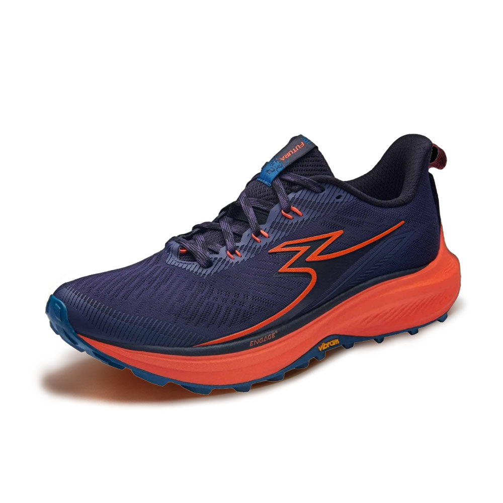 Tênis FUTURA 2 Trail Running Corrida de Montanha Aderência e Amortecimento Extremo  - Masculino | Azul Marinho