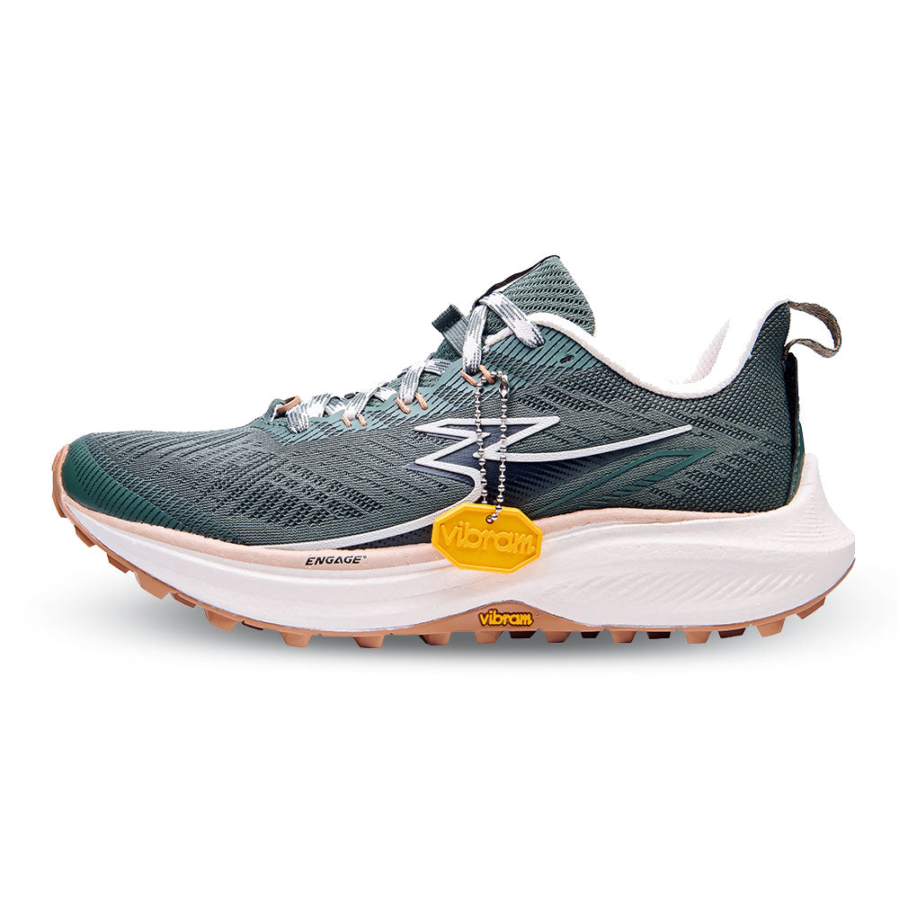 Tênis FUTURA 2 Trail Running Corrida de Montanha Aderência e Amortecimento Extremo - Feminino | Verde