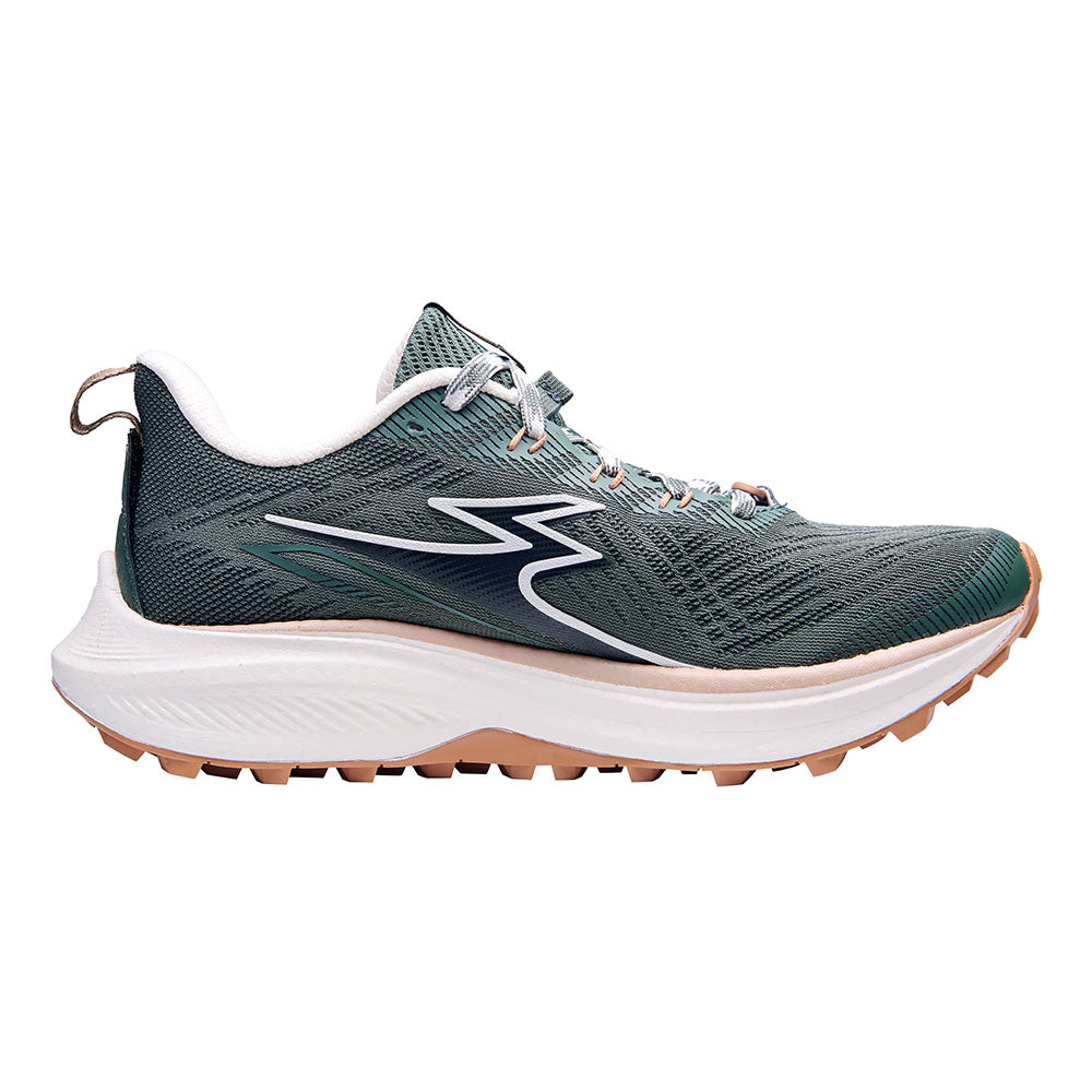 Tênis FUTURA 2 Trail Running Corrida de Montanha Aderência e Amortecimento Extremo - Feminino | Verde