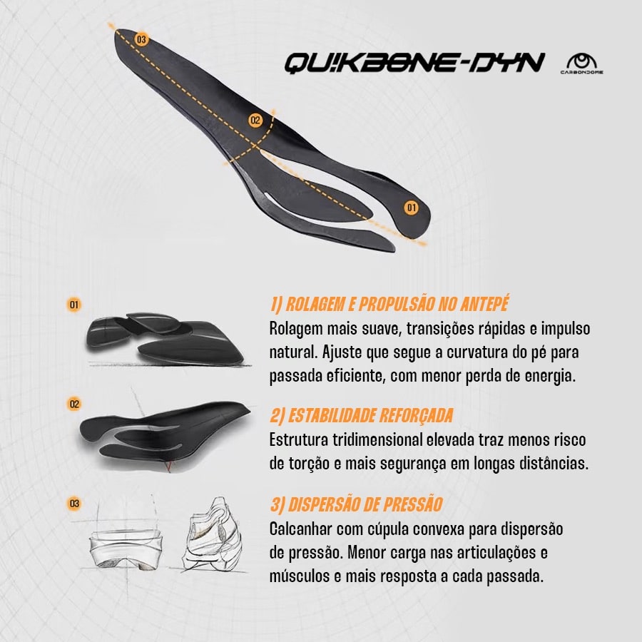 Tênis FLAME 4 Placa de Carbono Dinâmica Máxima Performance Corrida  | Branco